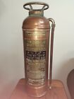 Antique Vintage BUFFALO FIRE Brass & Copper Fire Extinguisher - Empty