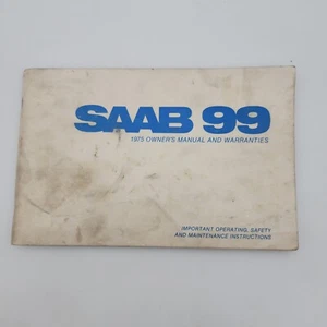 1975 Saab 99 Owner's Manual Original Complete GVC - Picture 1 of 14