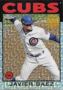 2021 Topps Update JAVIER BAEZ Silver Pack 1986 Chrome - CHICAGO CUBS - #86C-12 - Bild 1 von 1