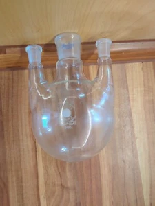 Rundkolben  Kolben. Mit drei Ausgängen.  - Bild 1 von 5