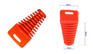 2PCS Exhaust Pipe Muffler Bung Wash Plug 2 Stroke Mx Motorbike Dirt Bike Quad - Picture 1 of 7