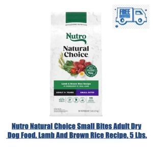Nutro Natural Choice Small Bites Adult Dry Dog Food, Lamb And Brown Rice Recipe, - Picture 1 of 13