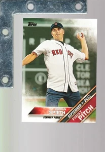 2016 Topps #FP-7 Jordan Spieth RC Rookie FIRST PITCH INSERT PGA MASTERS RED SOX - Bild 1 von 1