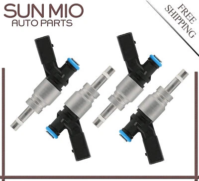 4 piezas inyectores de combustible para Audi A4 1,8 L 2,0 L 2006-2008 S6 2007-2011 5,2 L 06E906036C Foto 1 de 4