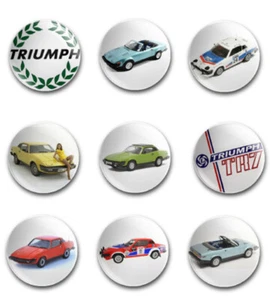 25 mm TRIUMPH TR7 KNOPFABZEICHEN X9 - Bild 1 von 1