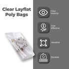 20x30 Clear Lay Flat Open Top Poly Plastic Bags 20" x 30" x 3 Mil 250/Case