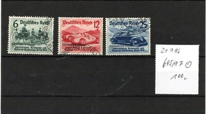 Reich gestempelt 695/97 Michel 100.- K 21986 - Picture 1 of 1