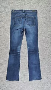 DIESEL Doris-B Jeans Women Size W27 L30 Super Slim Bootcut Regular Blue ITALY - Picture 1 of 13