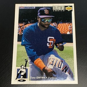 TONY GWYNN 1994 COLLECTORS CHOICE SILVER SIGNATURE CARD #122 PADRES HOF