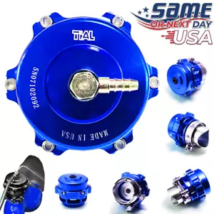 BV50 Series 50mm Blow Off Valve BOV fits TIAL Q V-Band Flange BLUE 6 PSI Spring - Picture 1 of 8