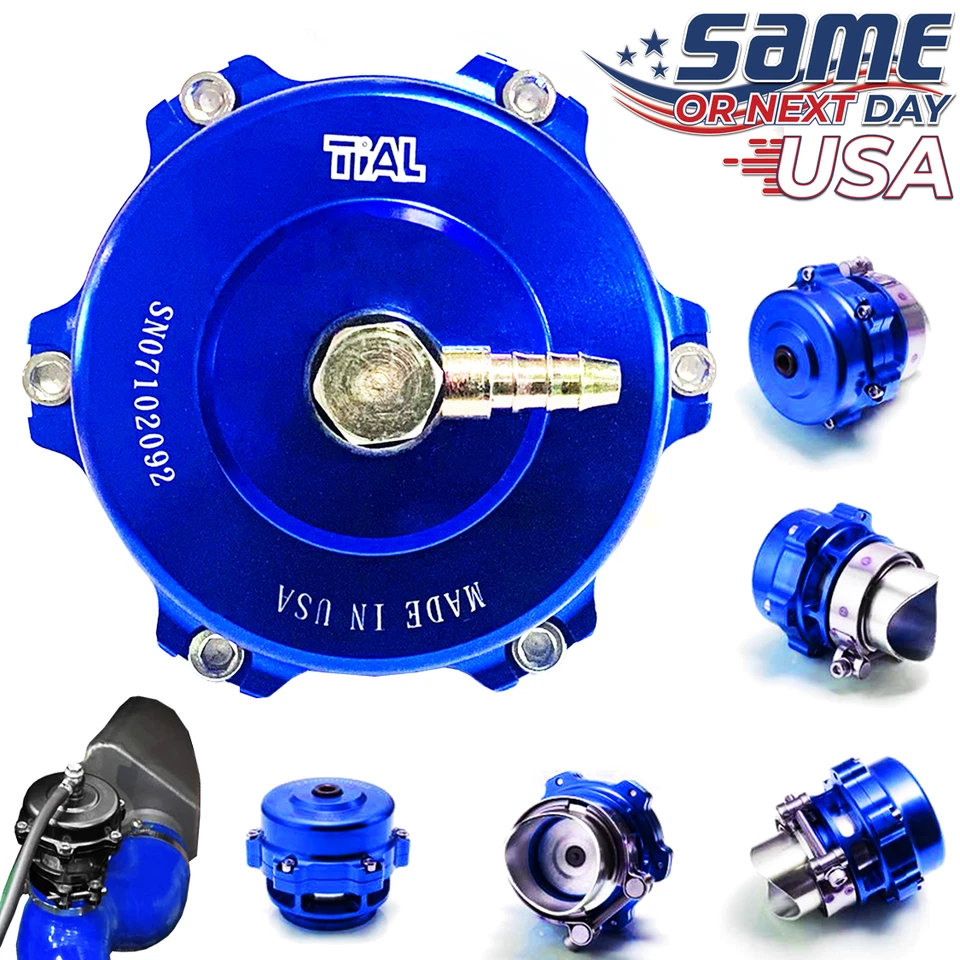 Q Series 50mm Blow off Valve BOV (ver. 2) Fits Tial Flange Silver - USA