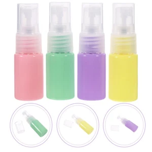 4 Pcs Macaron Color Spray Bottle Travel Refillable Bottles Perfume Empty - Picture 1 of 12