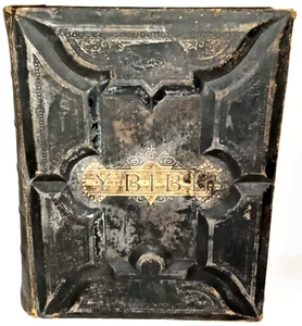 Welsh Sanctuary Bible Phillips & Burrows NY Entered In Library Of Congress 1878 - Picture 1 of 24