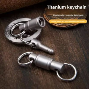 Titan legierung Schlüssel aufsatz EDC-Werkzeug für Jungen Mädchen Geschenk - Picture 1 of 12