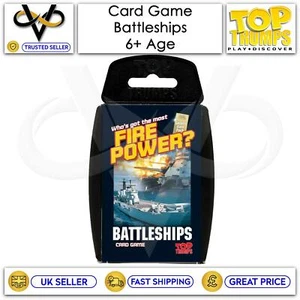 Top Trumps Card Game Play & Discover Battleships Latest Edition Family Game - Picture 1 of 1