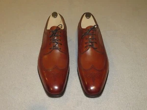 Ralph Lauren Purple Label x Edward Green Brooksville Chestnut Brogues 12D NWB - Picture 1 of 16