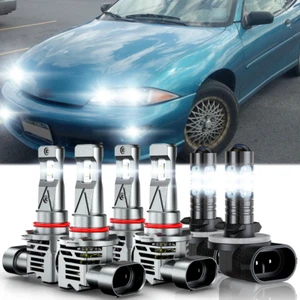 For Chevy Cavalier 1995-1999 6X 9005+9006+881 Headlight Fog Light Bulb Combo Kit - Picture 1 of 13