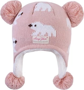 Toddler Kids Infant Winter Hat Boys Girls Ear flap Knit Warm Cap Fleece Beanie - Picture 1 of 154