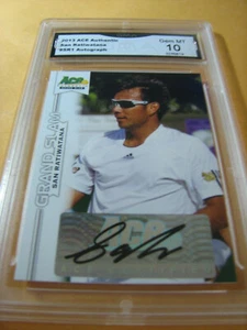 SAN RATIWATANA 2013 ACE AUTHENTIC GRAND SLAM AUTO AUTOGRAPH SR1 GRADED 10 L@@@K - Picture 1 of 2