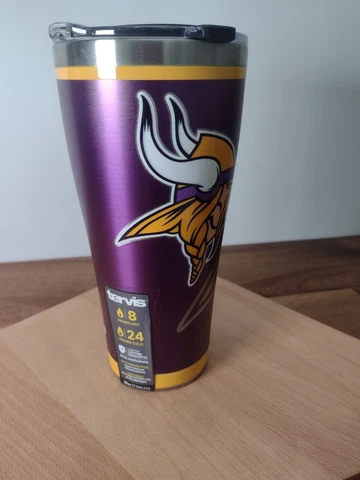 Minnesota Vikings Terivs 30oz tumbler  *see photos* - Scratch on Tumbler Cover