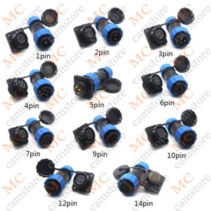 SD20 2 3 4 5 6 7 9 10 12 14Pin Electrical Connector ,IP67 Waterproof Connector - Picture 1 of 23