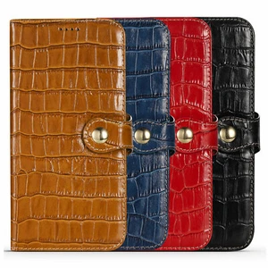 Luxus Krokodil Muster Echt Rindsleder Brieftasche Etui Abdeckung für Apple iPhone - Bild 1 von 29