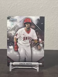 2023 Bowman Sterling Zach Neto #BSP-92 Los Angeles Angels - Picture 1 of 2
