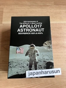 MEDICOM TOY BE@RBRICK APOLLO17 ASTRONAUT 100% & 400% Action Figure - Picture 1 of 13