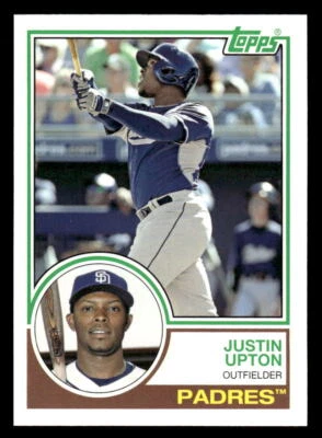 Justin Upton 2018 Topps #83-55 1983 Baseball  Los Angeles Angels - Image 1 of 2