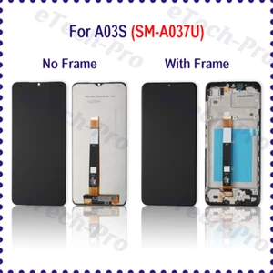 Repuesto de pantalla táctil LCD para Samsung Galaxy A03S SM-A037U ± marco EE. UU. - Imagen 1 de 17