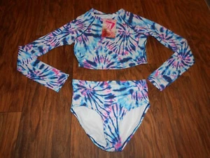 NEW with tags Kanu Surf girls swim suit size 12 bathing 2 piece - Picture 1 of 5