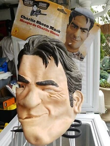 Adult Rubies Charlie Sheen Costume Mask Latex final sale ! - Picture 1 of 1