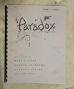 Paradox Arts Literary Journal 1993 Denver Elmore Alias Janda Remund Erhardt - Imagen 1 de 2