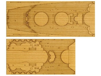 Tamiya 1/350 Yamato Battleship Wooden Deck Sheet Detail Up Parts 12645 Model Kit - Image 1 of 4