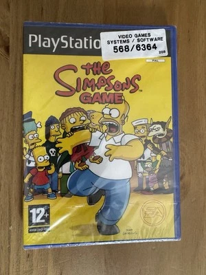 The Simpsons Game (Sony PlayStation 2)(Factory Sealed) - Image 1 of 2