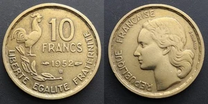 Coin France - 1952 B - 10 francs Guiraud (N2407) - Picture 1 of 3