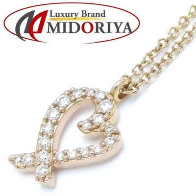 Collar Tiffany & Co. Corazón Amoroso Diamante 750RG Longitud 40 cm Usado [B0824] Foto 1 de 4