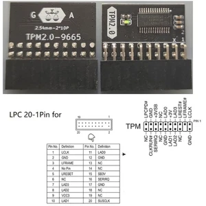 Embeddedly TPM 2.0 Module For Hardware Base Cryptography Secure for Electronics - Picture 1 of 8