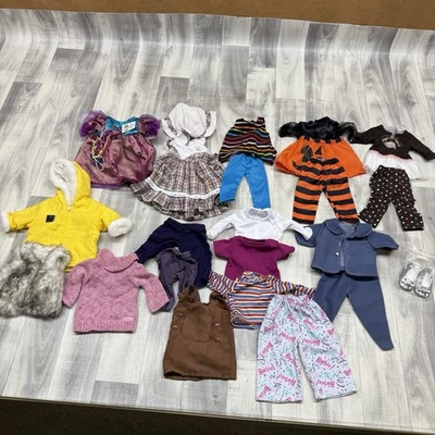 LOTE DE ROPA DE MUÑECA 18" para American Girl & OG Halloween, Traje de Acción de Gracias (2) Foto 1 de 4