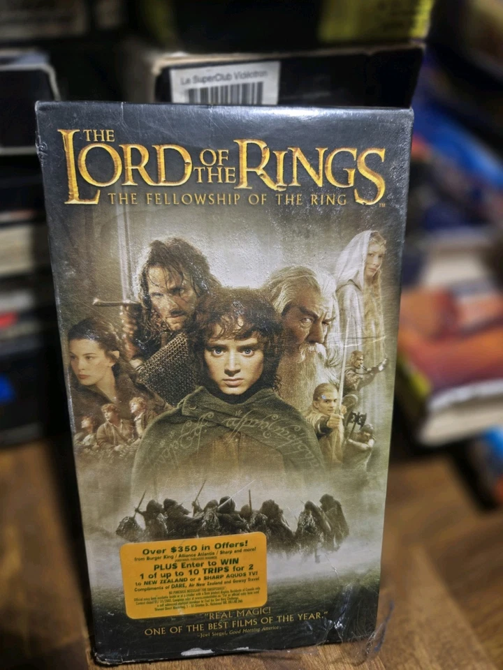 Lord of the Rings: The Fellowship Of The Ring VHS Movie VCR Tape Vintage 2001 — 第 1/1 张图片