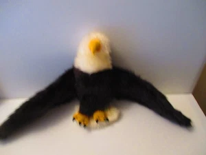 Folkmanis burattino a mano aquila arroccata 22" apertura alare aquila calva corpo intero - Foto 1 di 3