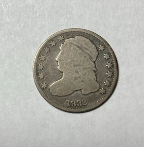 Moneda de diez centavos busto tapado 1832 bonita original honesta buena - Imagen 1 de 2