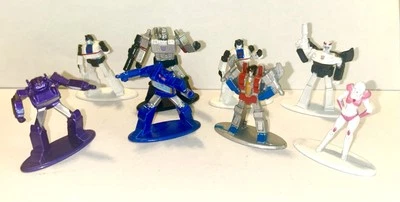 Jada Nano Transformers Metalfigs 8 Diecast Figure Set Series One - Image 1 of 4