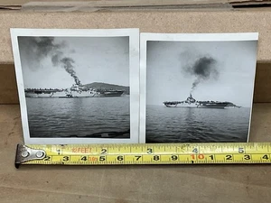 May 1952 Photos Of U.S.S TARAWA Navy Ship La Spezia Italy B47 - Picture 1 of 4