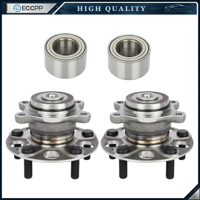 4 piezas cojinetes de cubo de rueda delantera y trasera para Honda Civic EX 1,8 L tracción delantera 2006-2010 2011 Foto 1 de 4