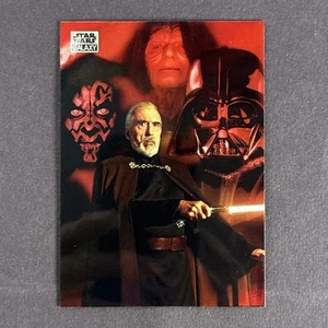 2024 Topps Star Wars Chrome Galaxy - #25 - Sith Lords - Mini Diamond Refractor - Picture 1 of 2