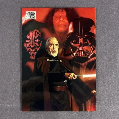 2024 Topps Star Wars Chrome Galaxy - #25 - Sith Lords - Mini Diamond Refractor - Image 1 of 2