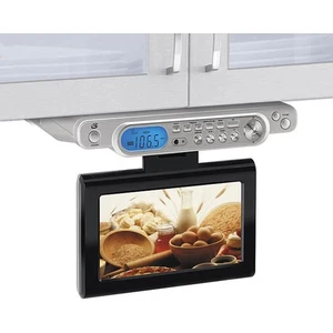 GPX Under Cabinet 10" LCD TV Digital Tuner Timer AM/FM Stereo w/Remote New, Read - Picture 1 of 9