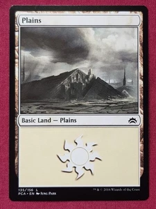 Magic The Gathering PLANECHASE ANTHOLOGY PCA PLAINS 135 land card MTG - Picture 1 of 2