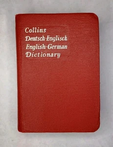 Vintage 1965 Collins Deutsch Englisch English German Dictionary - Picture 1 of 4